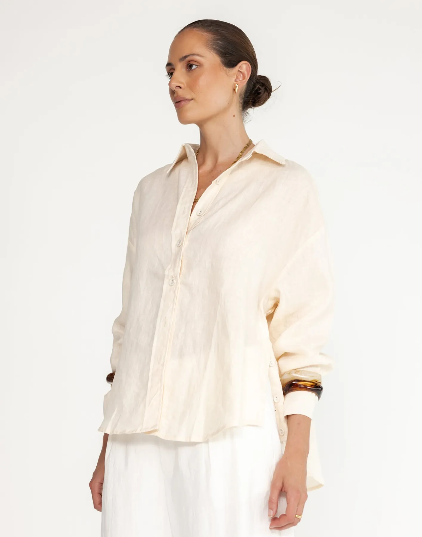 Atticus Shirt (Beige)*CHARCOAL CLOTHING New