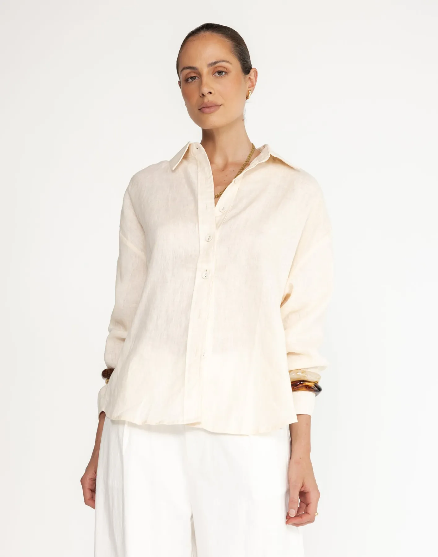 Atticus Shirt (Beige)*CHARCOAL CLOTHING New