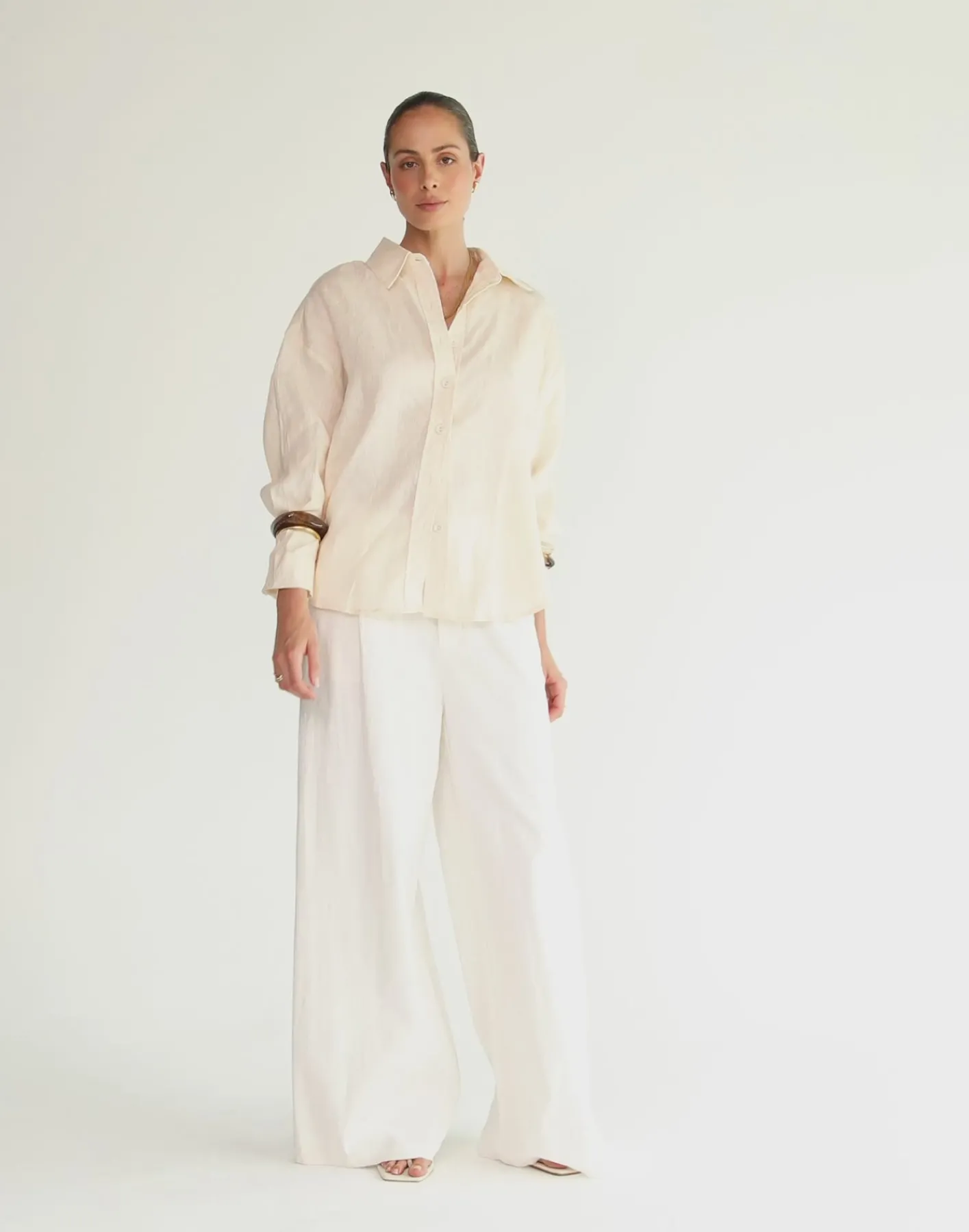 Atticus Shirt (Beige)*CHARCOAL CLOTHING New