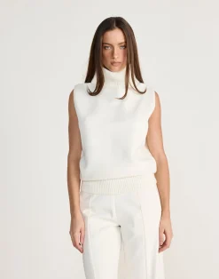 August Vest (Off White)*CHARCOAL CLOTHING Sale