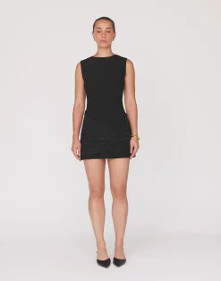 Banks Mini Dress (Black)*CHARCOAL Sale