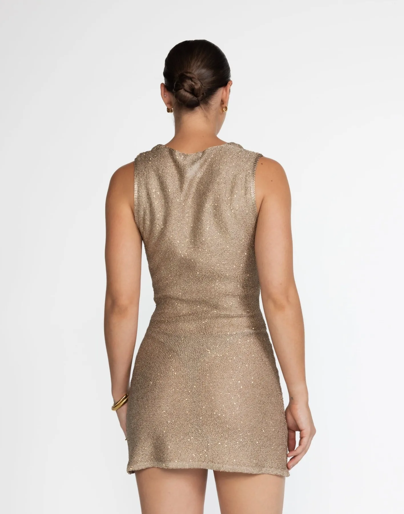 Bebe Knit Mini Dress (Nude)*CHARCOAL Hot