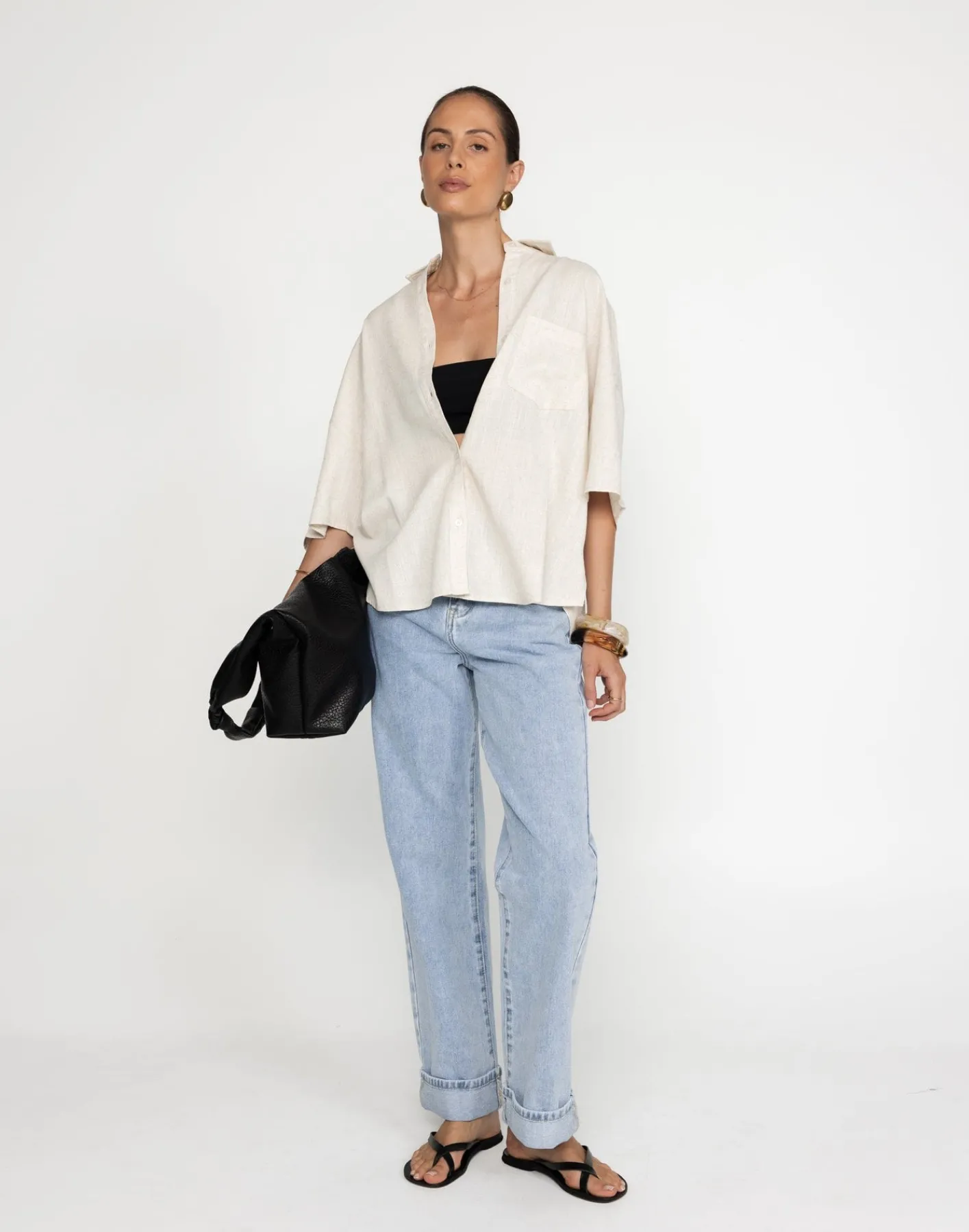 Bec Shirt (Oatmeal)*CHARCOAL CLOTHING Sale