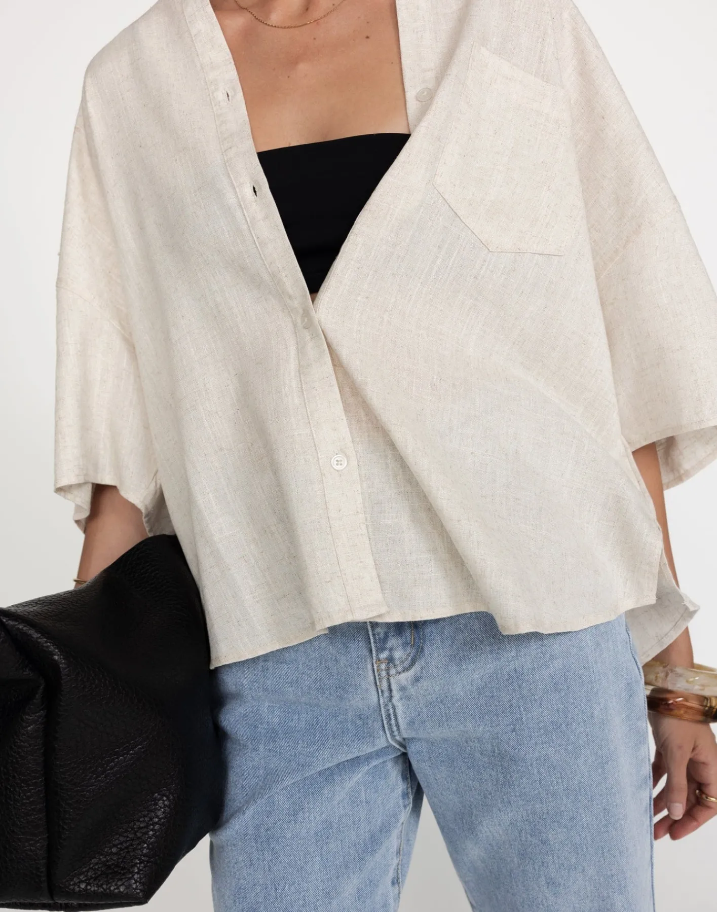 Bec Shirt (Oatmeal)*CHARCOAL CLOTHING Sale