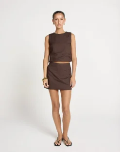 Beckett Top (Chocolate)*CHARCOAL CLOTHING Outlet