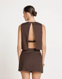 Beckett Top (Chocolate)*CHARCOAL CLOTHING Outlet