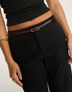 Blair Belt (Cocoa)*CHARCOAL New