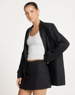 Bradshaw Mini Skirt (Black)*CHARCOAL CLOTHING Clearance