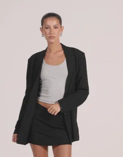 Bradshaw Mini Skirt (Black)*CHARCOAL CLOTHING Clearance