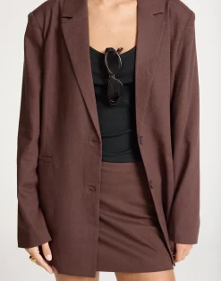 Bradshaw Mini Skirt (Chocolate)*CHARCOAL CLOTHING Hot