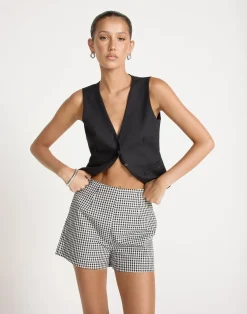 Brianna Shorts (Black/White)*CHARCOAL CLOTHING Best