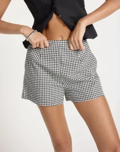 Brianna Shorts (Black/White)*CHARCOAL CLOTHING Best