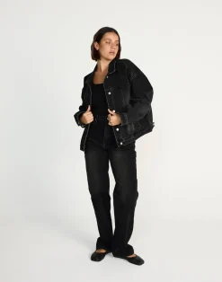 Briggs Denim Jacket (Black Faded)*CHARCOAL CLOTHING Online