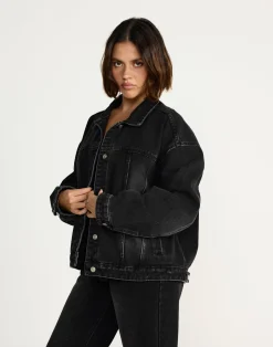 Briggs Denim Jacket (Black Faded)*CHARCOAL CLOTHING Online