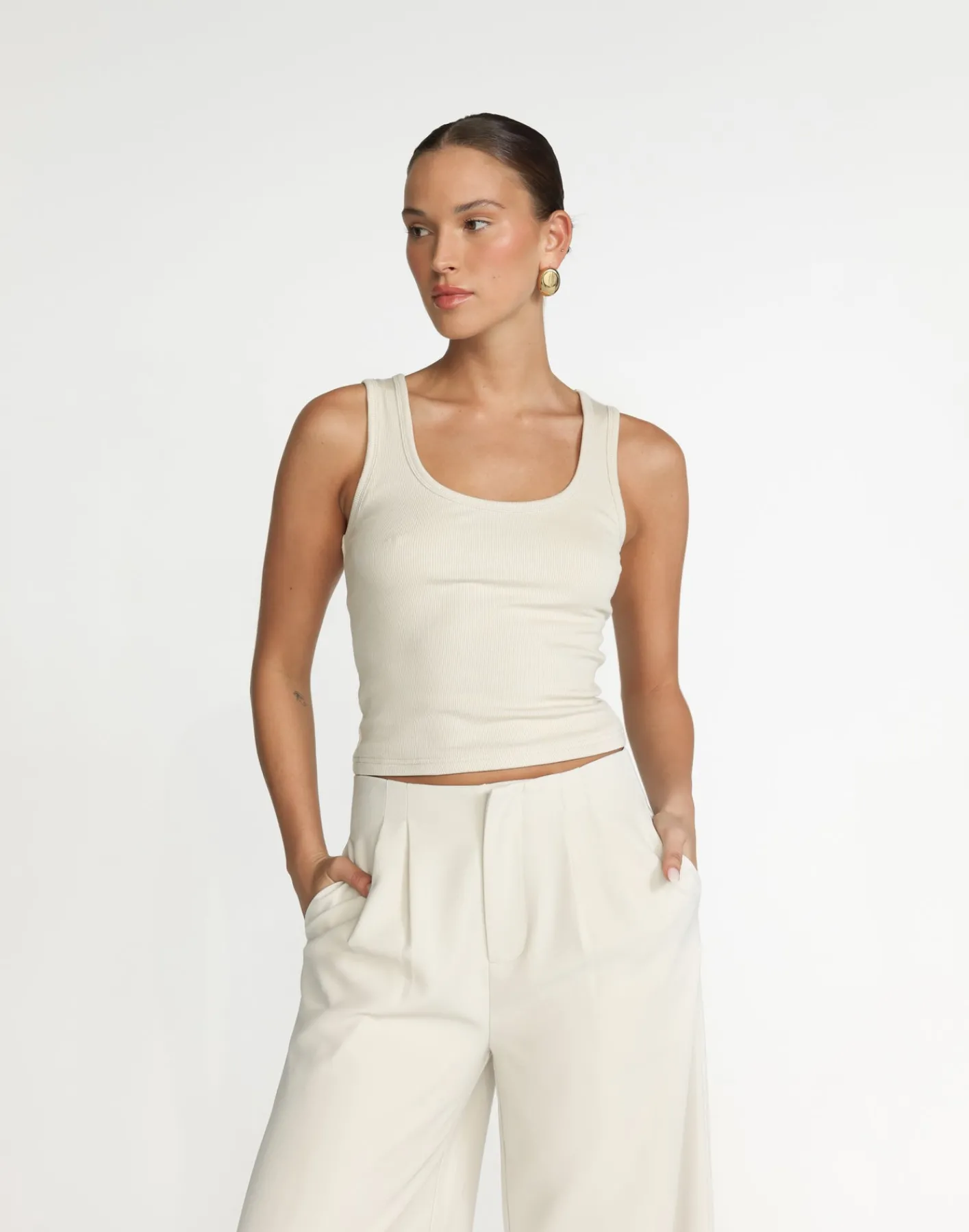 Briley Top (Oat)*CHARCOAL Clearance