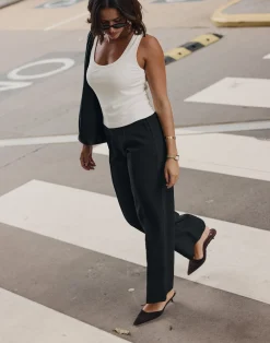 Briley Top (White)*CHARCOAL Clearance