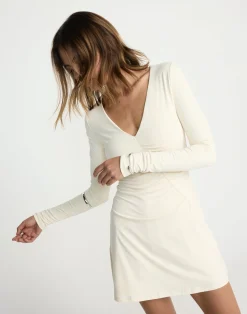 Brioni Long Sleeve Mini Dress (Oat)*CHARCOAL CLOTHING Sale