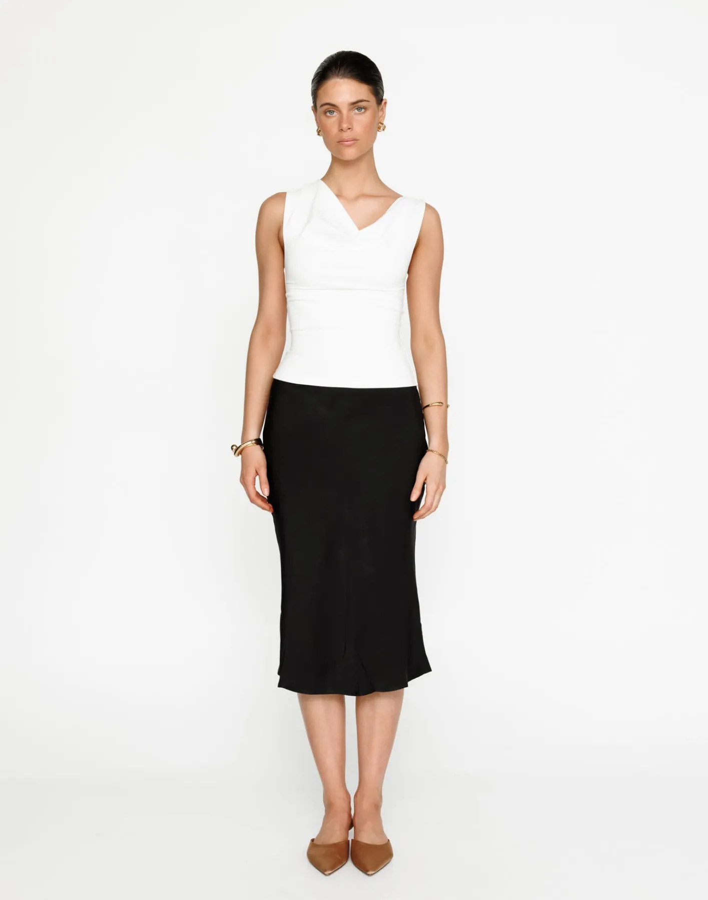 Brunch Top (White)*CHARCOAL Sale