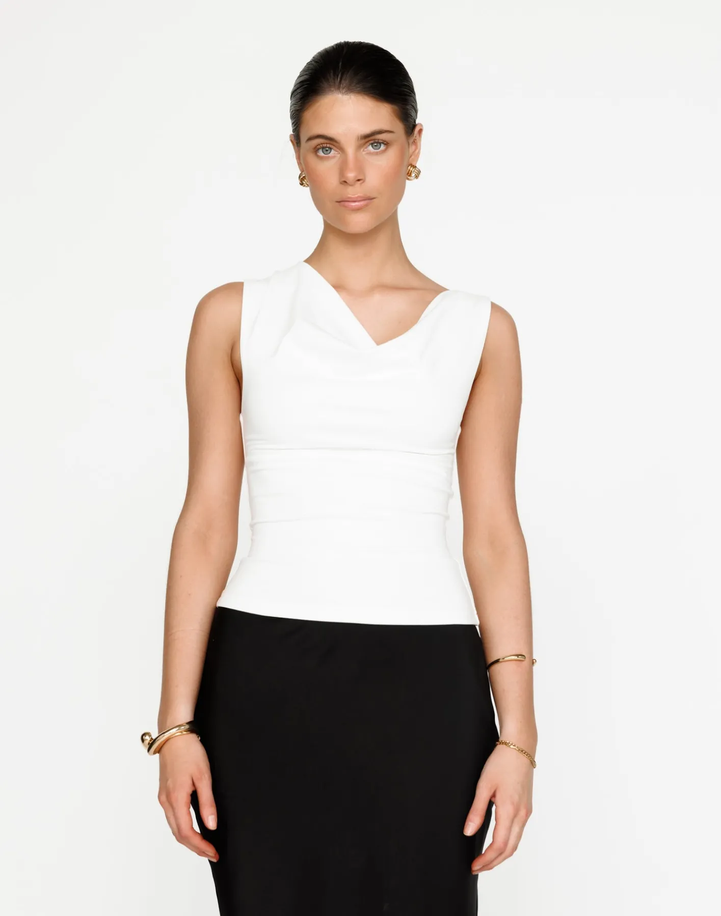 Brunch Top (White)*CHARCOAL Sale