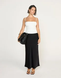 Cabaret Maxi Skirt (Black)*CHARCOAL Best
