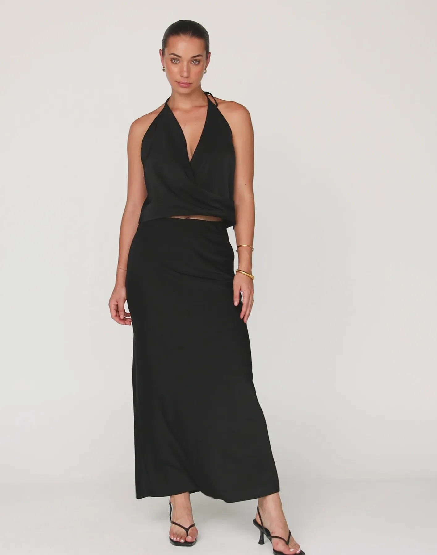 Cabaret Maxi Skirt (Black)*CHARCOAL Best