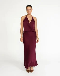 Cabaret Top (Plum)*CHARCOAL Clearance