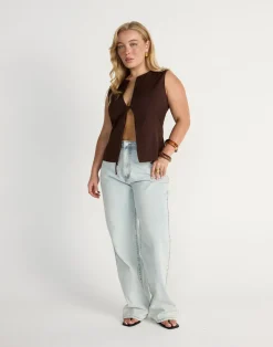 Caisey Top (Chocolate)*CHARCOAL New