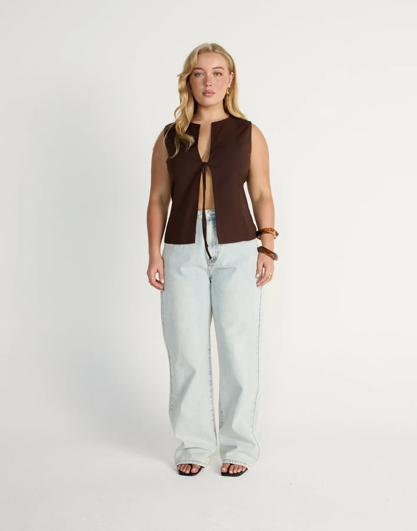Caisey Top (Chocolate)*CHARCOAL New