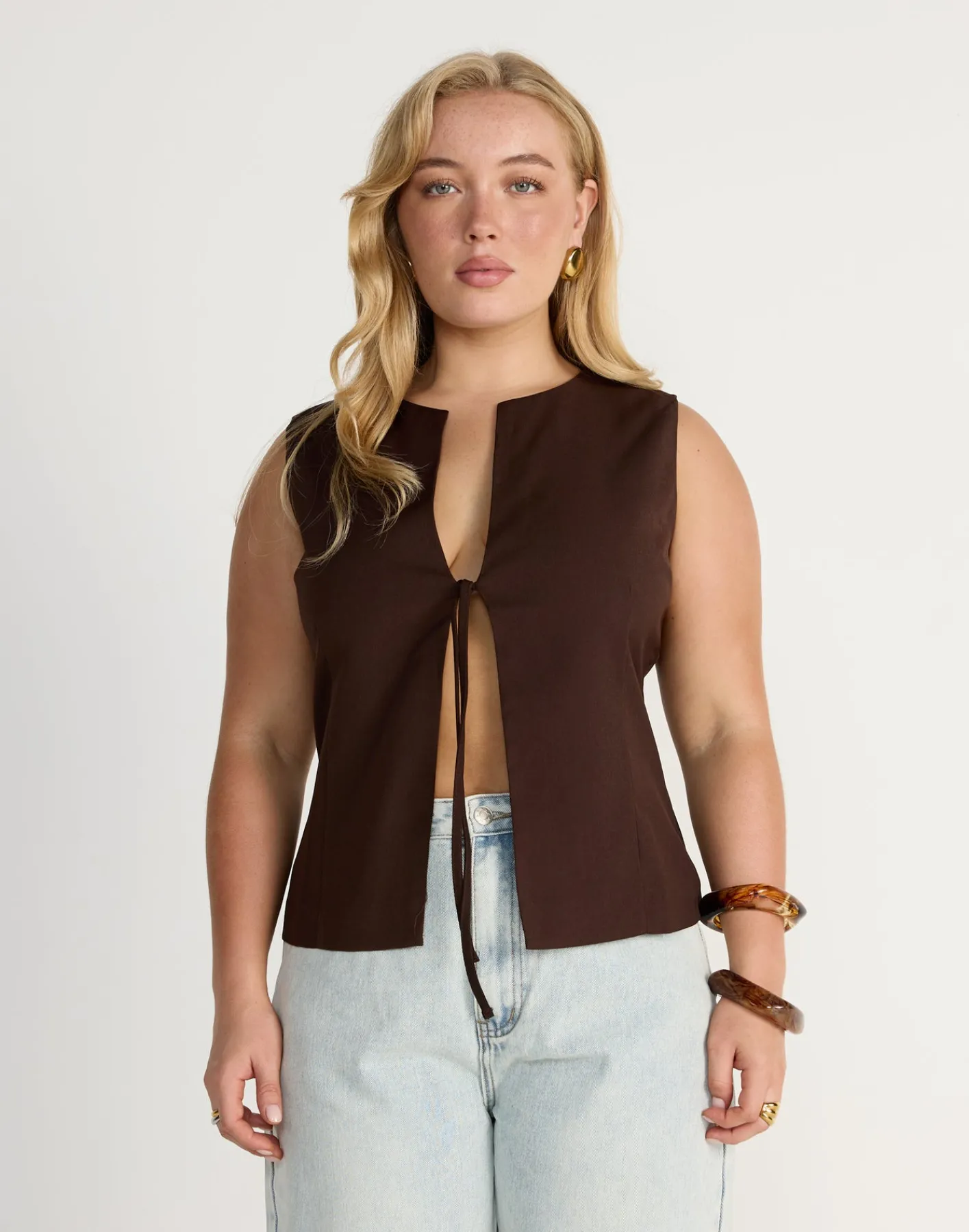Caisey Top (Chocolate)*CHARCOAL New