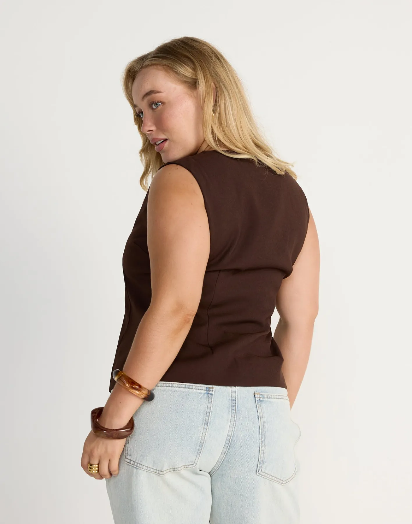 Caisey Top (Chocolate)*CHARCOAL New