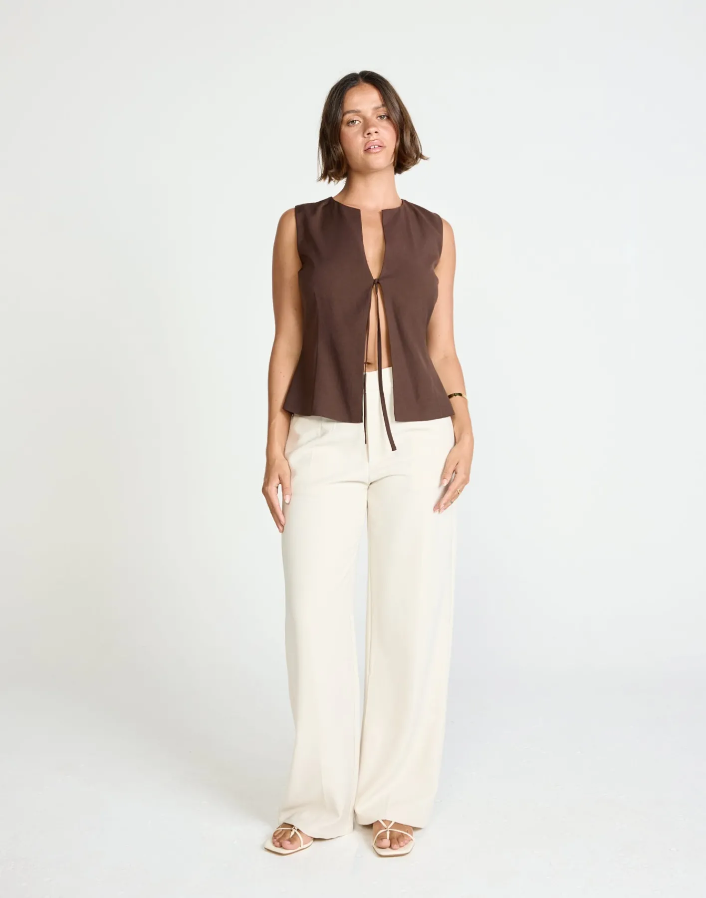 Caisey Top (Chocolate)*CHARCOAL New