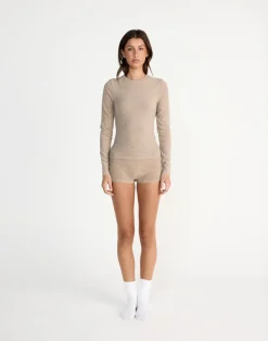 Cali Long Sleeve Top (Stone)*CHARCOAL CLOTHING New