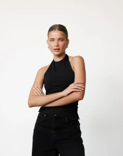 Callista Top (Black)*CHARCOAL Online