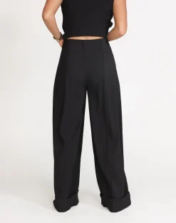 Camellia Pants (Black)*CHARCOAL Hot