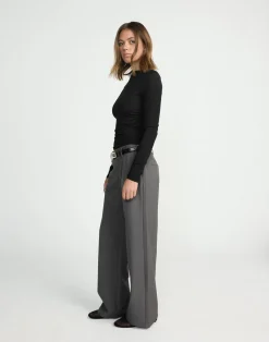 Caprice Long Sleeve Top (Black)*CHARCOAL CLOTHING Discount