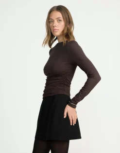 Caprice Long Sleeve Top (Chocolate)*CHARCOAL CLOTHING Best