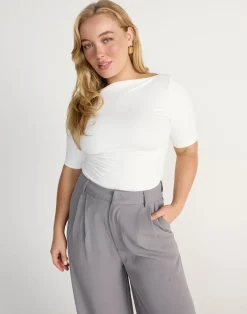 Caprice Top (White)*CHARCOAL CLOTHING Clearance
