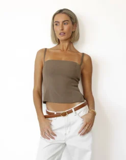 Caris Top (Mocha)*CHARCOAL Best