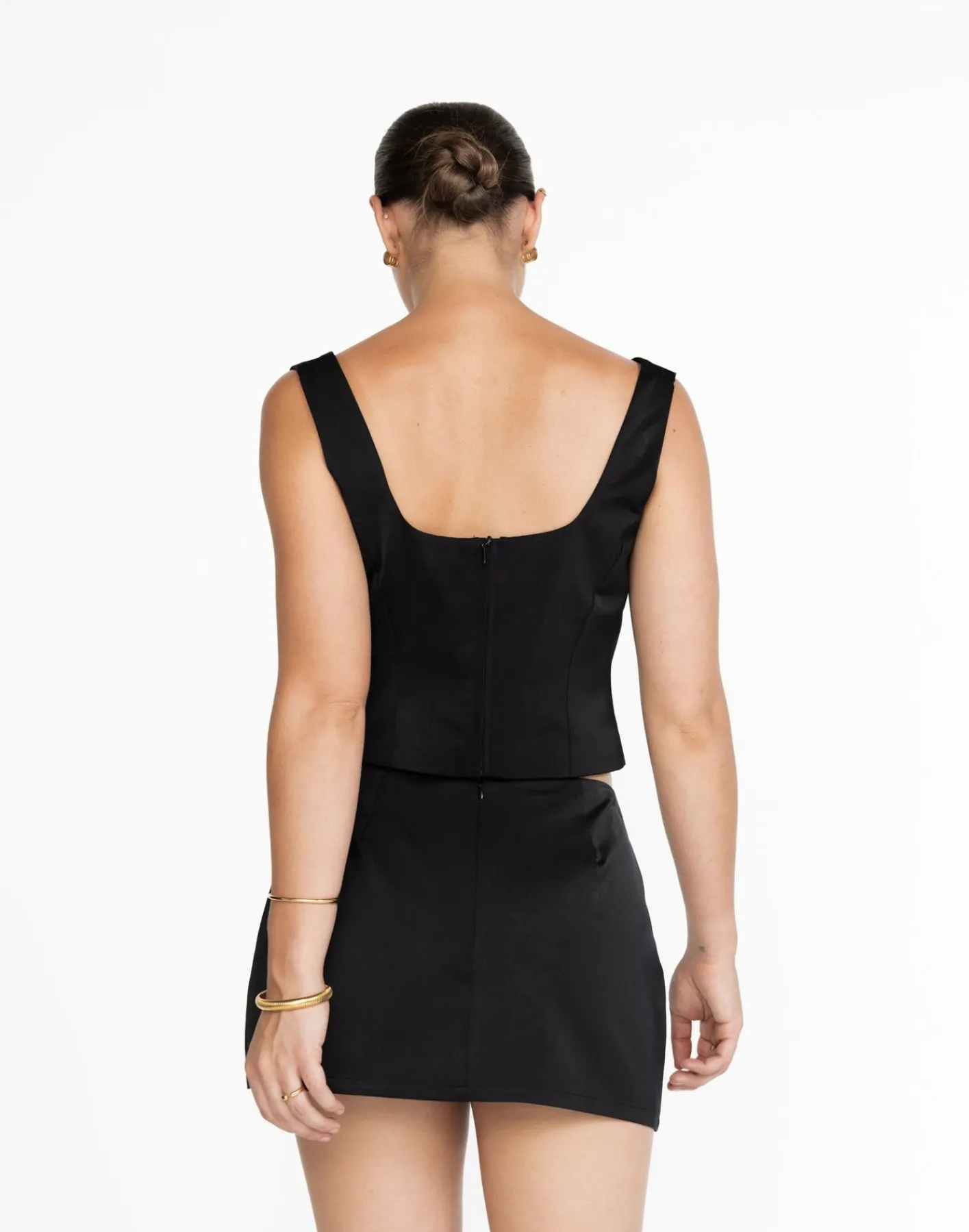 Cascades Mini Skirt (Black)*CHARCOAL Fashion