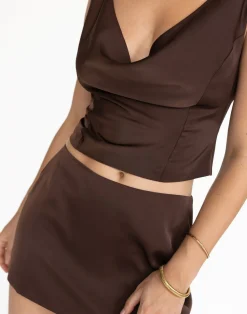 Cascades Top (Cocoa)*CHARCOAL New