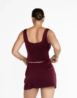 Cascades Top (Plum)*CHARCOAL New