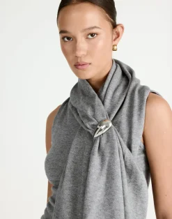 Cathie Brooch (Silver)*CHARCOAL Hot