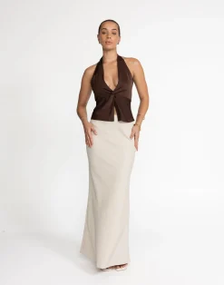 Cecil Top (Cocoa)*CHARCOAL Discount