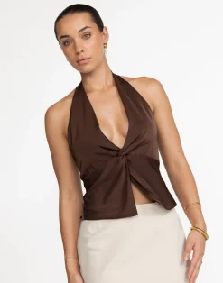 Cecil Top (Cocoa)*CHARCOAL Discount