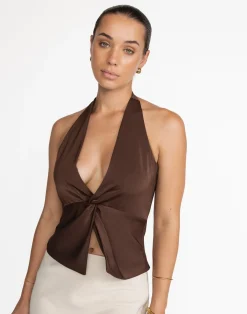 Cecil Top (Cocoa)*CHARCOAL Discount