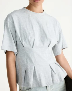 Chaya Top (Grey Marle)*CHARCOAL Online