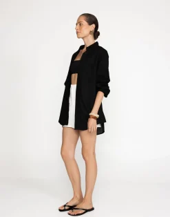 Cheryl Mini Skirt (White)*CHARCOAL Clearance