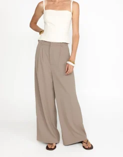 Chicago Pants (Mushroom) - Petite*CHARCOAL Outlet