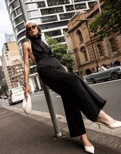 Clara Jumpsuit (Black)*CHARCOAL Outlet
