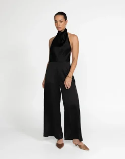 Clara Jumpsuit (Black)*CHARCOAL Outlet